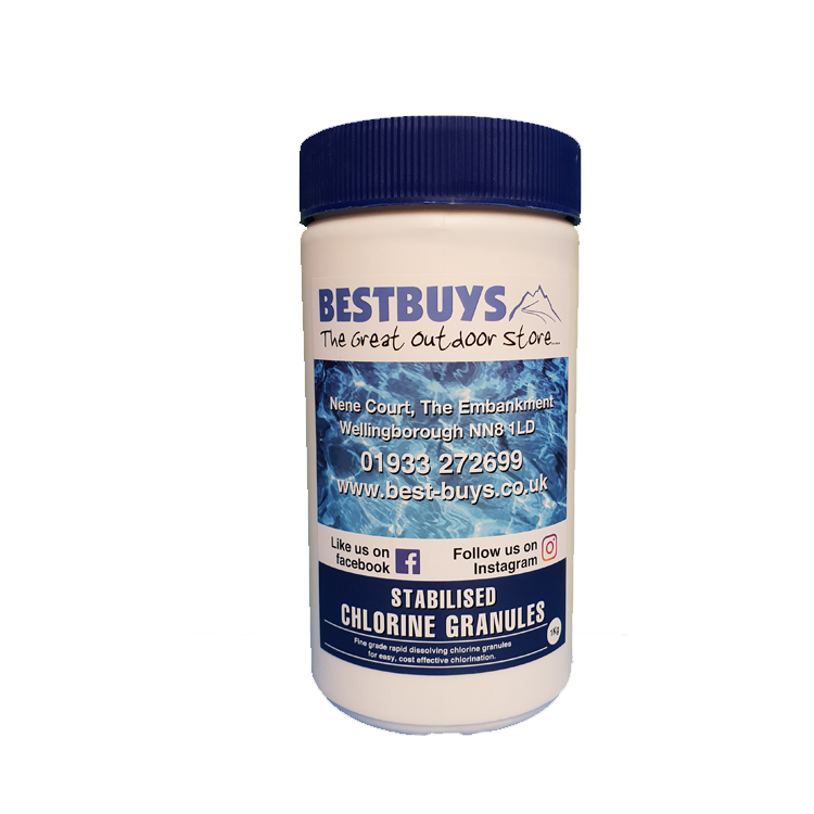 Stabilised Chlorine Granules 1kg Bestbuys