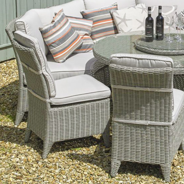 Valencia – Curved Sofa Dining Set - Image 2