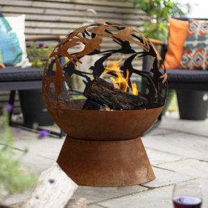 La Hacienda Swallows Firepit Globe