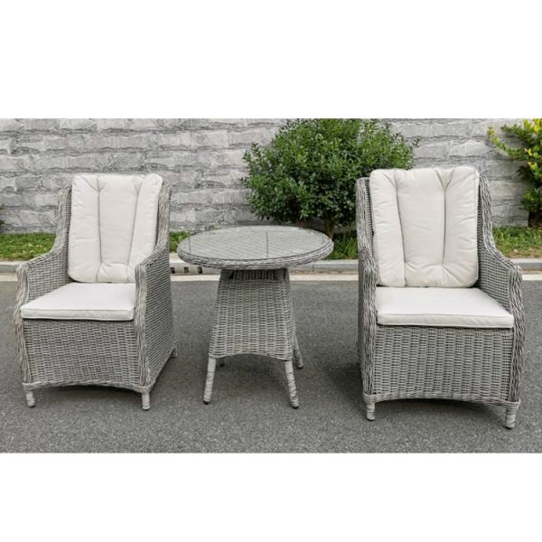 Octavia - Bistro Set (Beige Cushions)