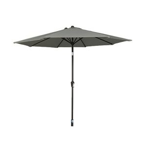 2.5m Wind-Up Parasol - Grey
