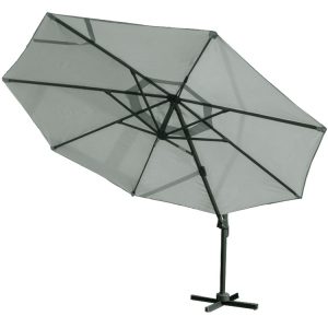 Large 3.5m Round Cantilever Parasol – Grey