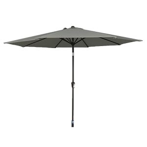 3m Wind-Up Parasol - Grey