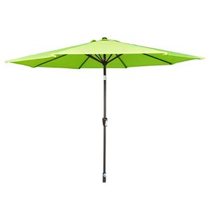 3m Wind-Up Parasol - Lime / Green