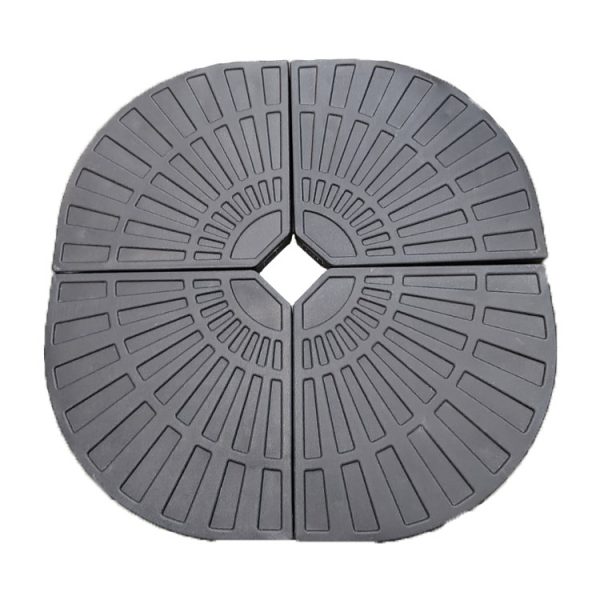 Concrete Plastic Coated Cantilever Parasol Base Weights 80kg (4 x 20kg Sections)