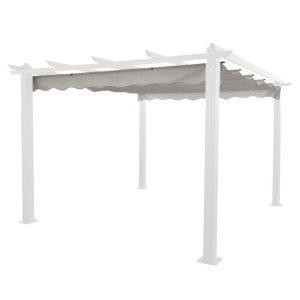 Signature Weave 4m x 3m Replacement Pergola Canopy Cover - Grey