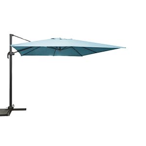 2.5m Square Cantilever Parasol – Duck Egg Blue