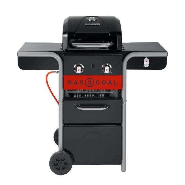 Char-Broil Gas2Coal (2.0) 210 Hybrid Grill - 2 Burner Gas and Charcoal Barbecue - Image 3