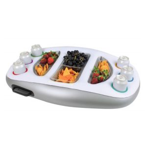 Deluxe Floating Hot Tub / Spa Food and Drinks Bar