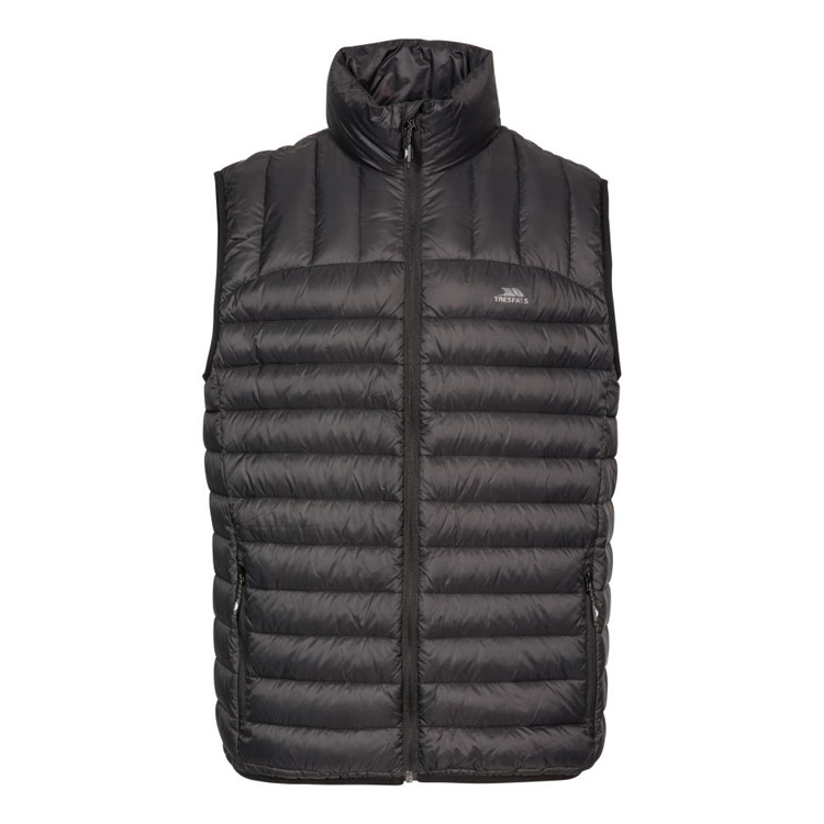 Trespass Mens Hoppers Lightweight Down Gilet - Black - Bestbuys