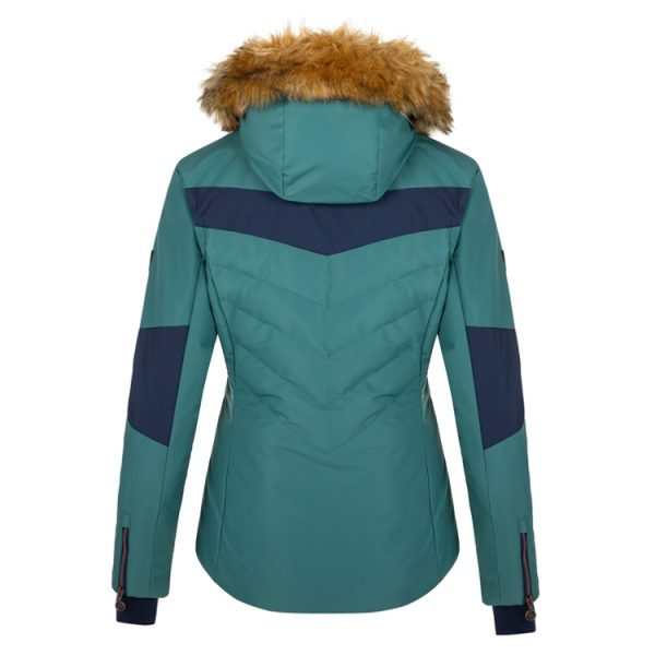Kilpi Womens Alisia Ski Jacket – Green - Image 2