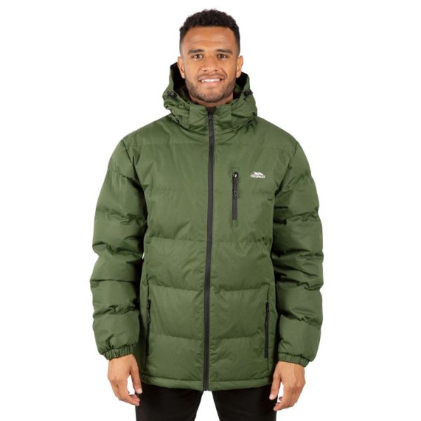 Trespass Mens Clip Padded Jacket – Moss