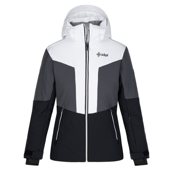 Kilpi Womens Florance Ski Jacket - White / Grey / Black