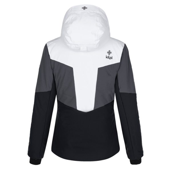 Kilpi Womens Florance Ski Jacket - White / Grey / Black - Image 2