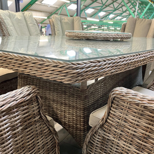 Octavia Walnut - 8 Person Premium Dining Set - Image 3
