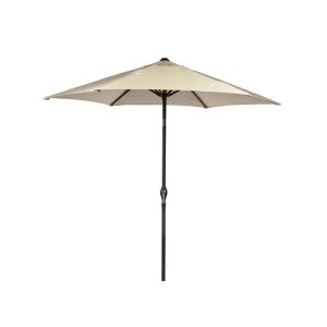 2.2m Wind-Up Parasol – Cream