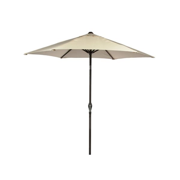 2.2m Wind-Up Parasol – Cream