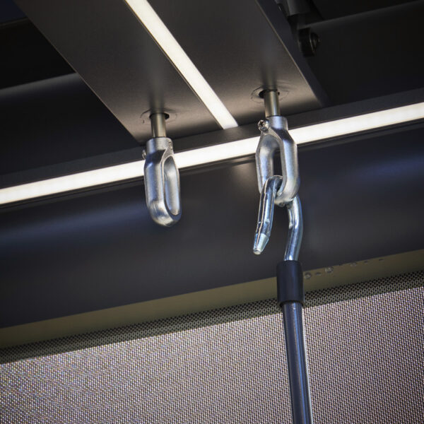 3m x 3m - Luxury Aluminium Pergola (with 3 x Side Blinds and LED Lighting) - Image 6