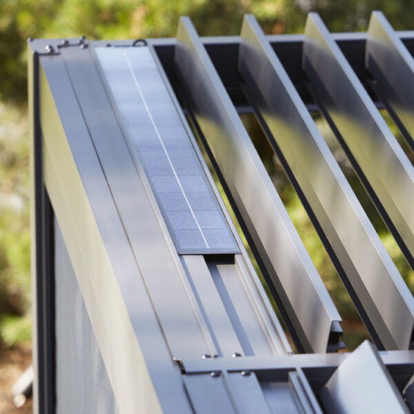 3m x 3m - Luxury Aluminium Pergola (with 3 x Side Blinds and LED Lighting) - Image 5