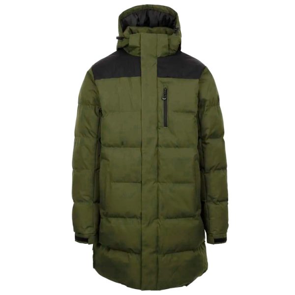 Trespass Mens Clipster Padded Jacket – Dark Vine