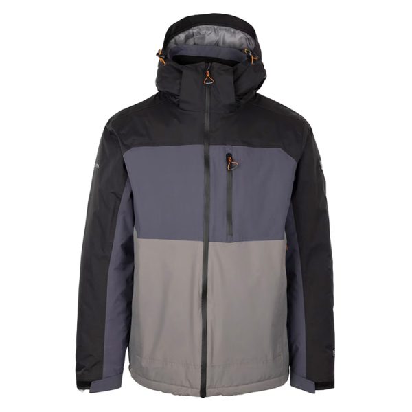 Trespass Mens Dulverton Jacket – Black / Grey