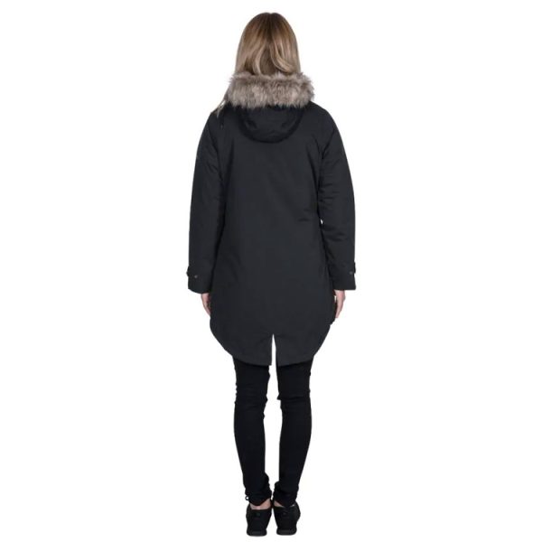 Trespass Womens Clea Parka Jacket - Black - Image 2