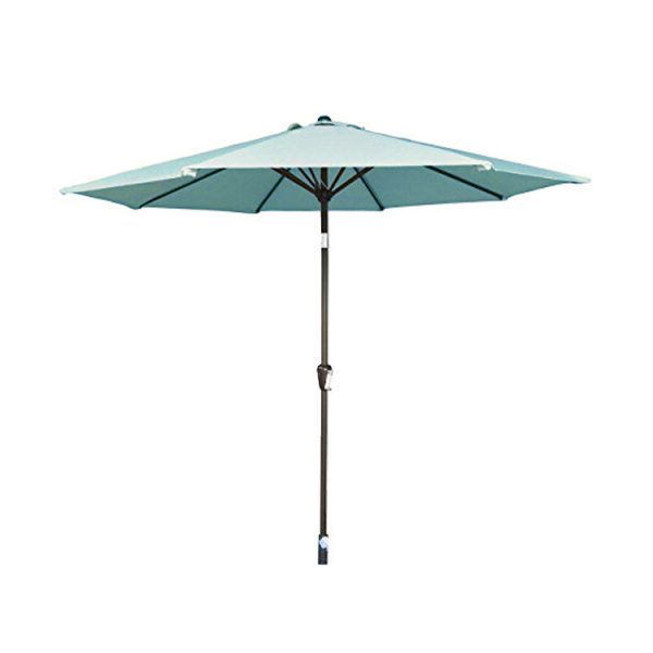 2.5m Wind-Up Parasol - Duck Egg Blue
