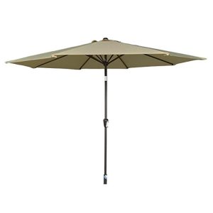 3m Wind-Up Parasol - Taupe