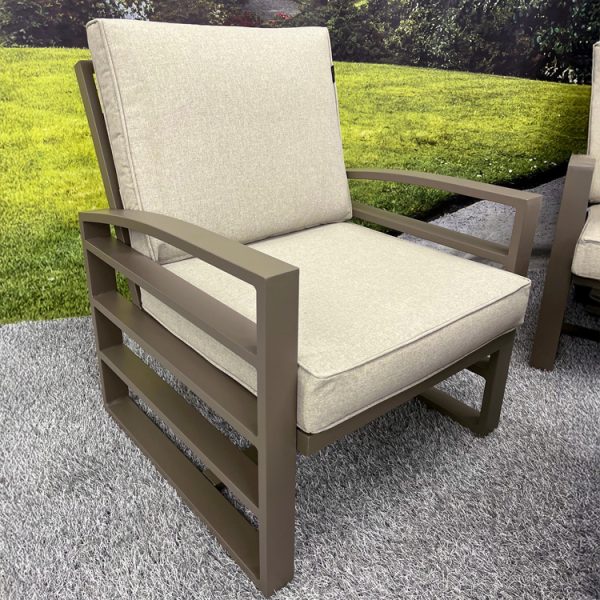 Seattle Hazel – 3 Seat Sofa Lounge Set with Height Adjustable Table - Image 4
