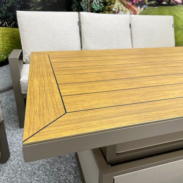 Seattle Hazel – 3 Seat Sofa Lounge Set with Height Adjustable Table - Image 3