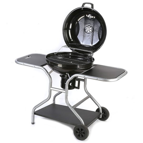 Trolley Grill 22-Inch Kettle BBQ – Charcoal Barbecue - Image 2