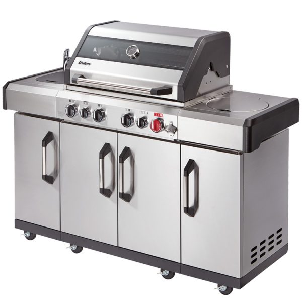 Enders Kansas II Pro 4 Turbo – 4 Burner Gas Barbecue / Outdoor Kitchen