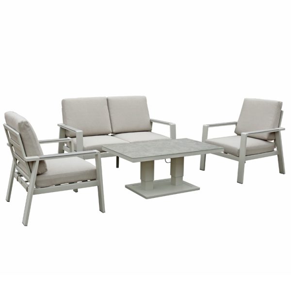 Neptune – 2 Seat Sofa Set with Height Adjustable Table