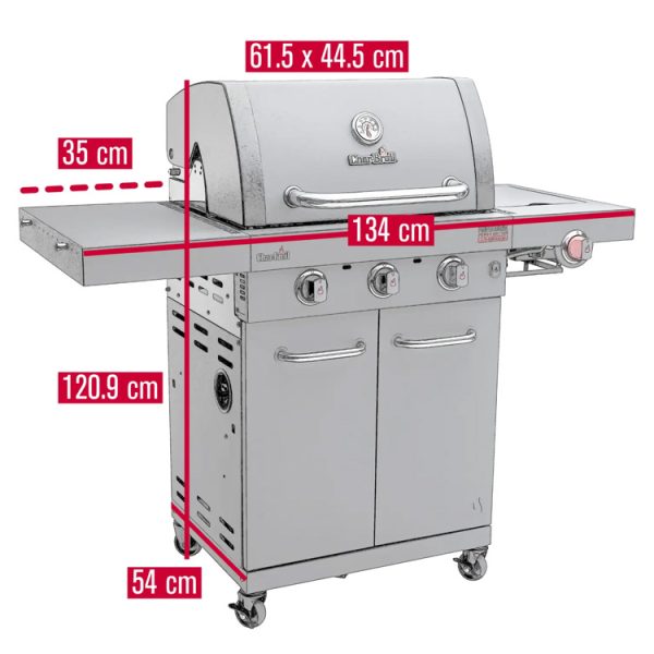 Char-Broil Professional Power Edition – 3 Burner Gas Barbecue - Image 7