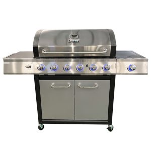 Rhyno Stainless Steel – 6 Burner Gas BBQ