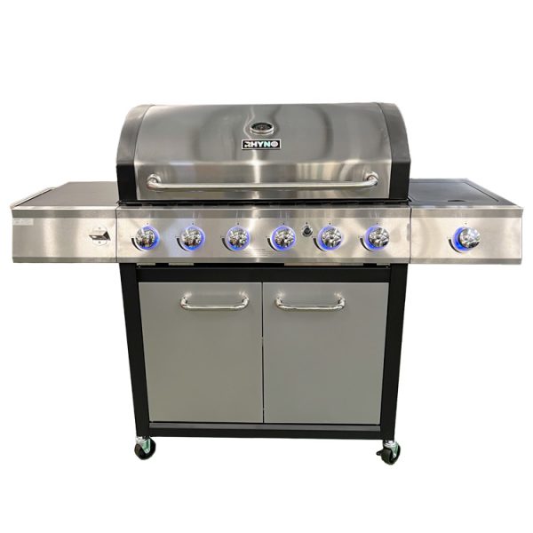 Rhyno Stainless Steel – 6 Burner Gas BBQ